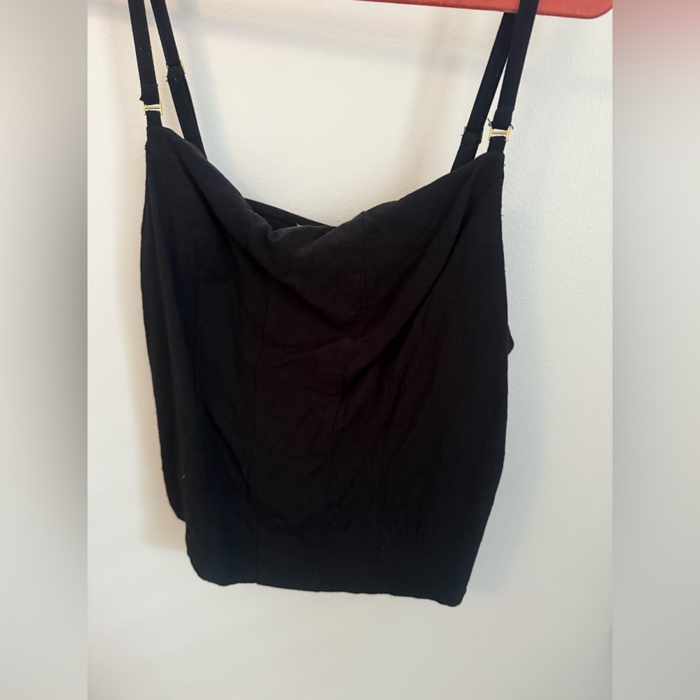 Free People Black Corset Top
